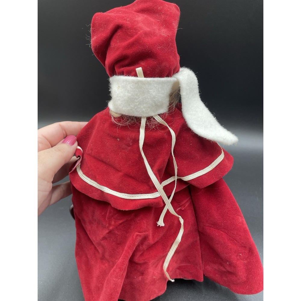 Vintage‎ Effanbee 1975 Blond Doll Red Dress Christmas Winter - Picture 6 of 7